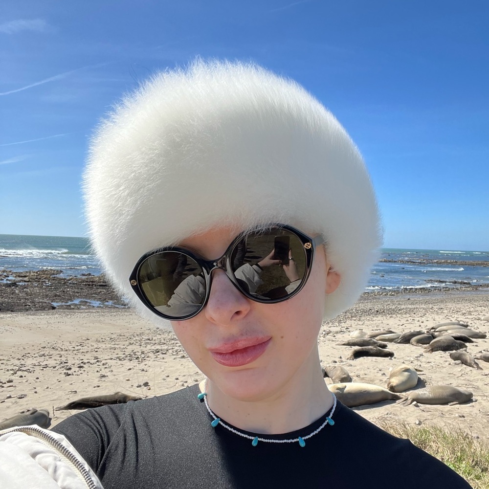 Alpaca fur headband NO BRAND